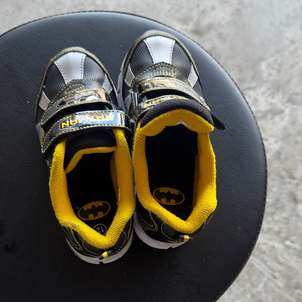 Batman Kids Sneakers - Black and Yellow